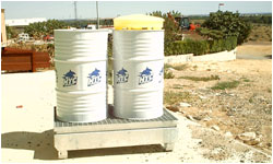 Conteneur huiles végétales, bac de rétention : TAM Benne bennes et conteneurs